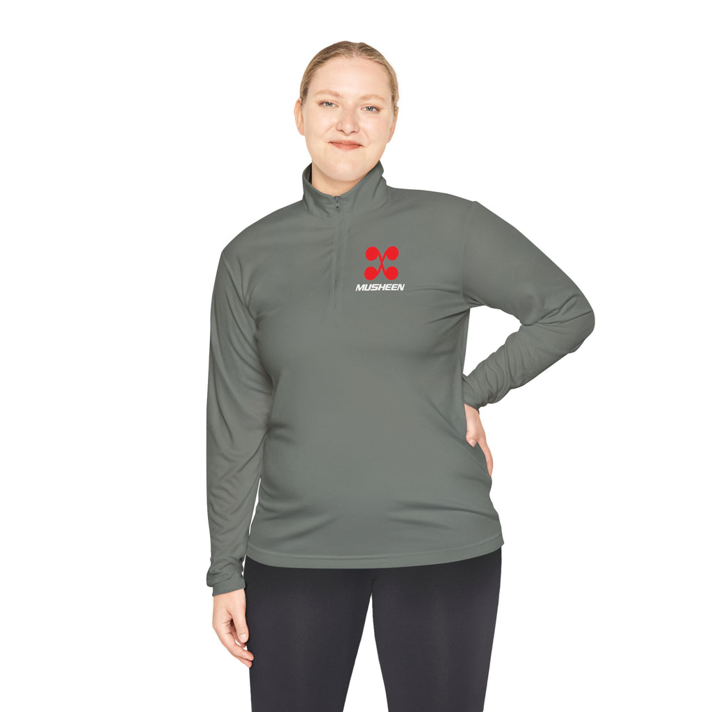 Musheen Unisex Quarter-Zip Pullover