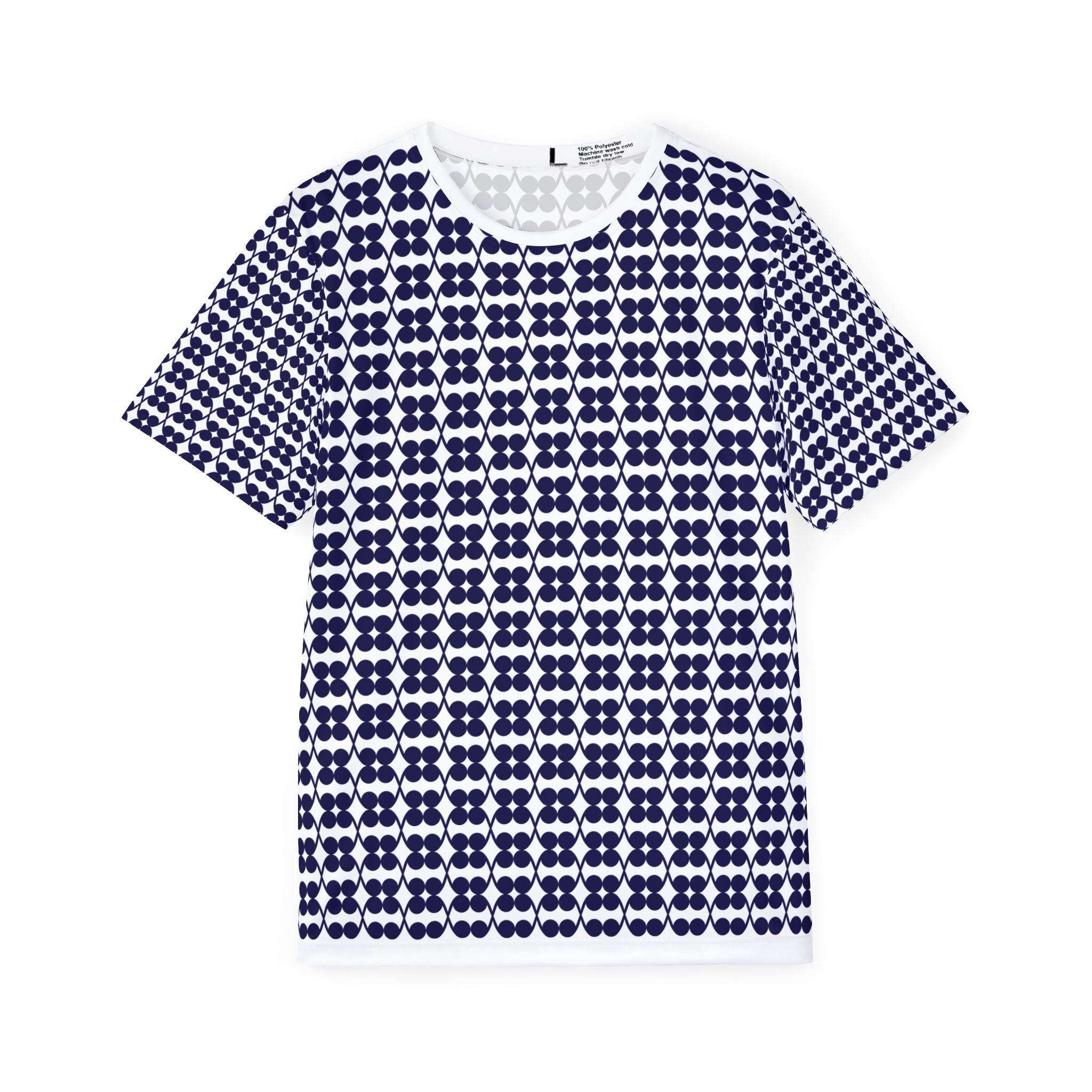 Navy Logo Print Tee
