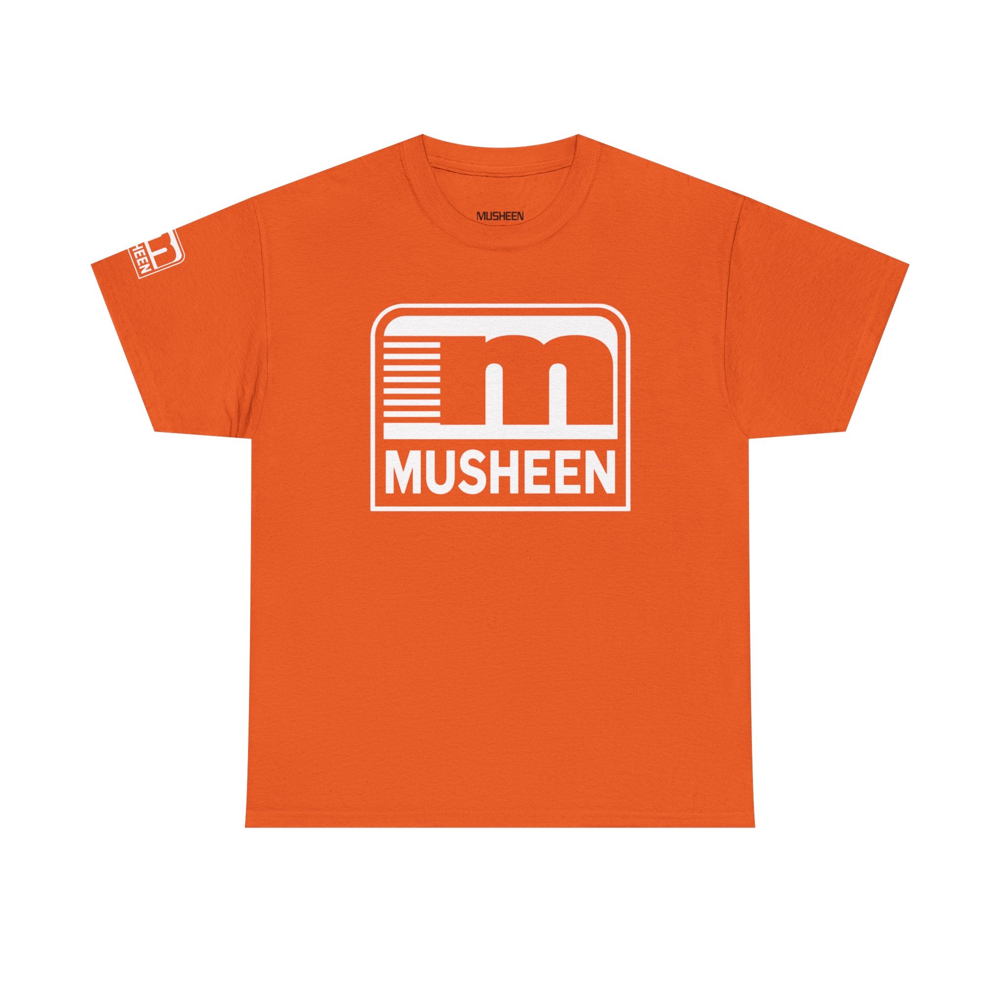 White Logo Tee