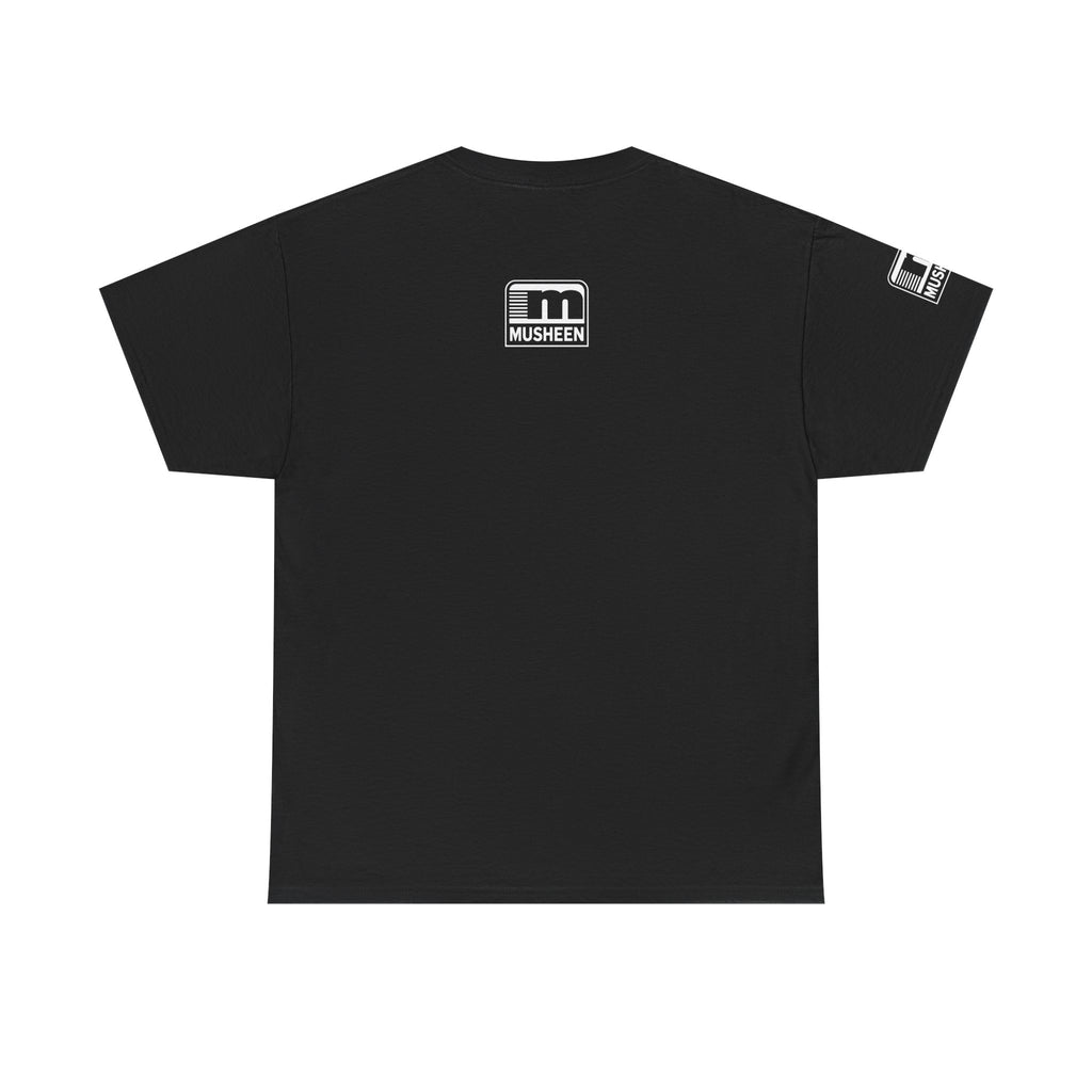 White Logo Tee