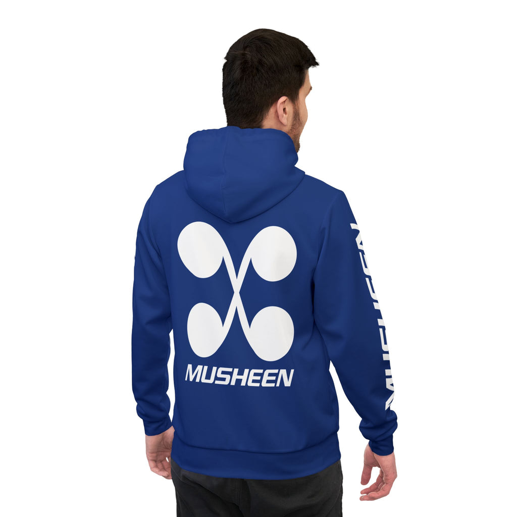 Musheen Logo Hoodie Blue