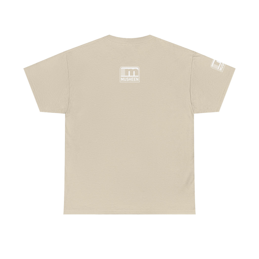 White Logo Tee