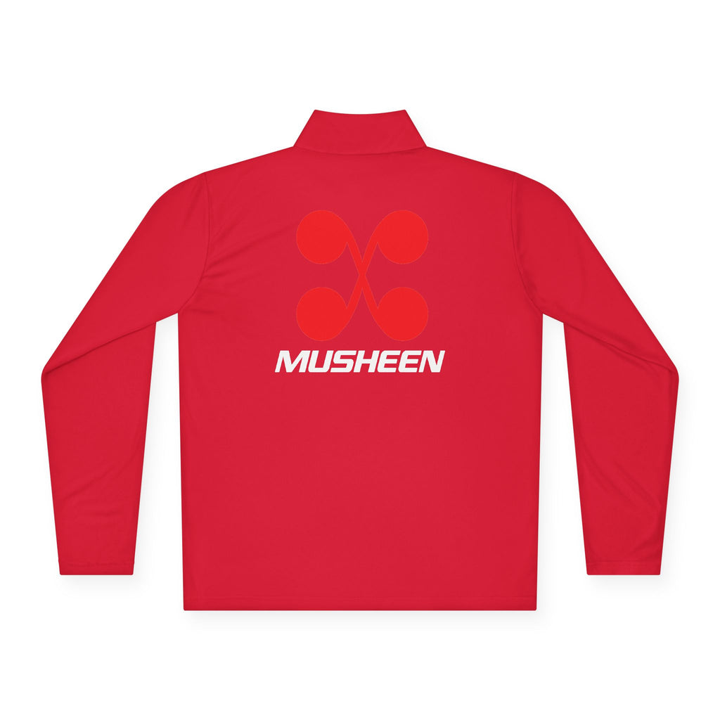 Musheen Unisex Quarter-Zip Pullover