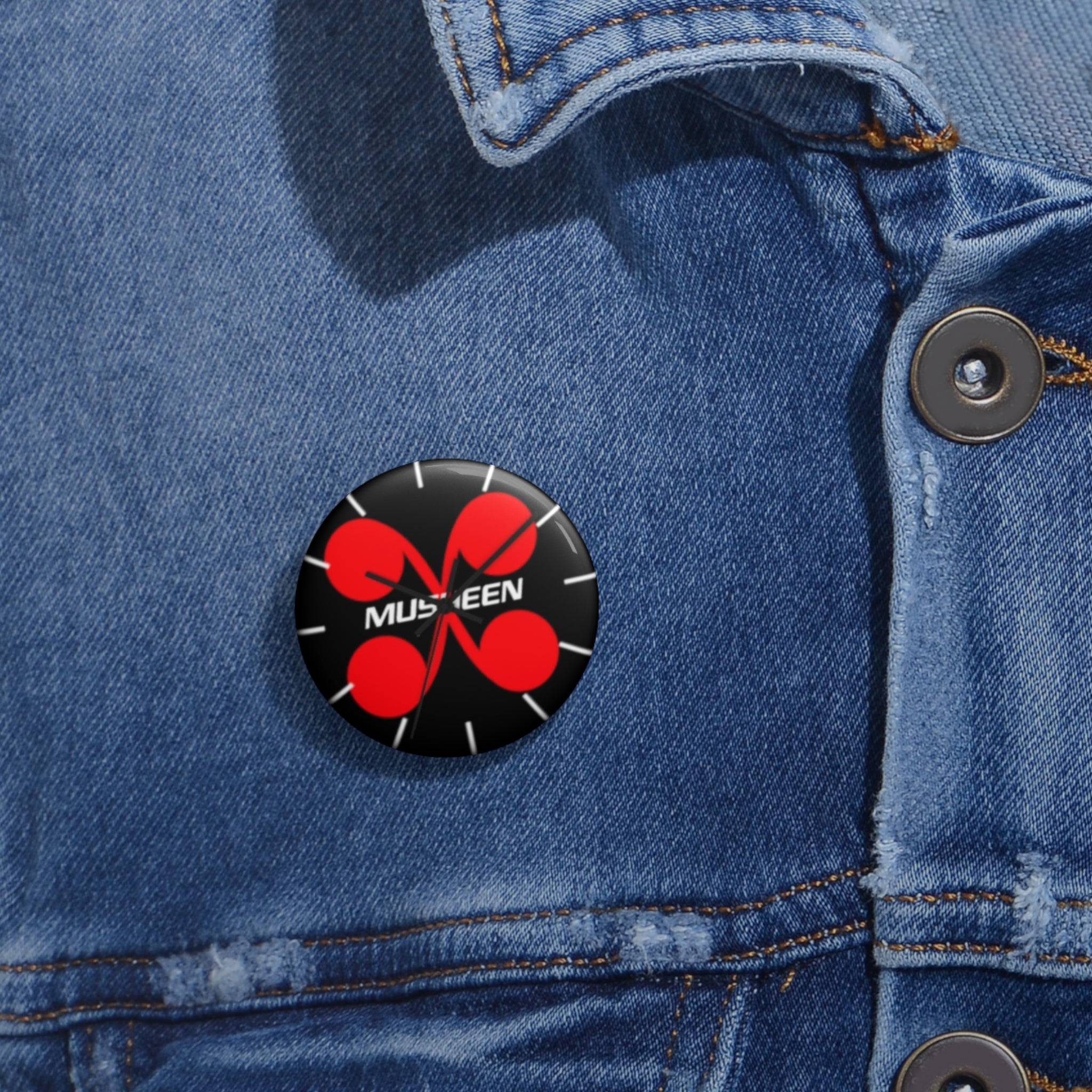 Musheen Custom Pin Buttons