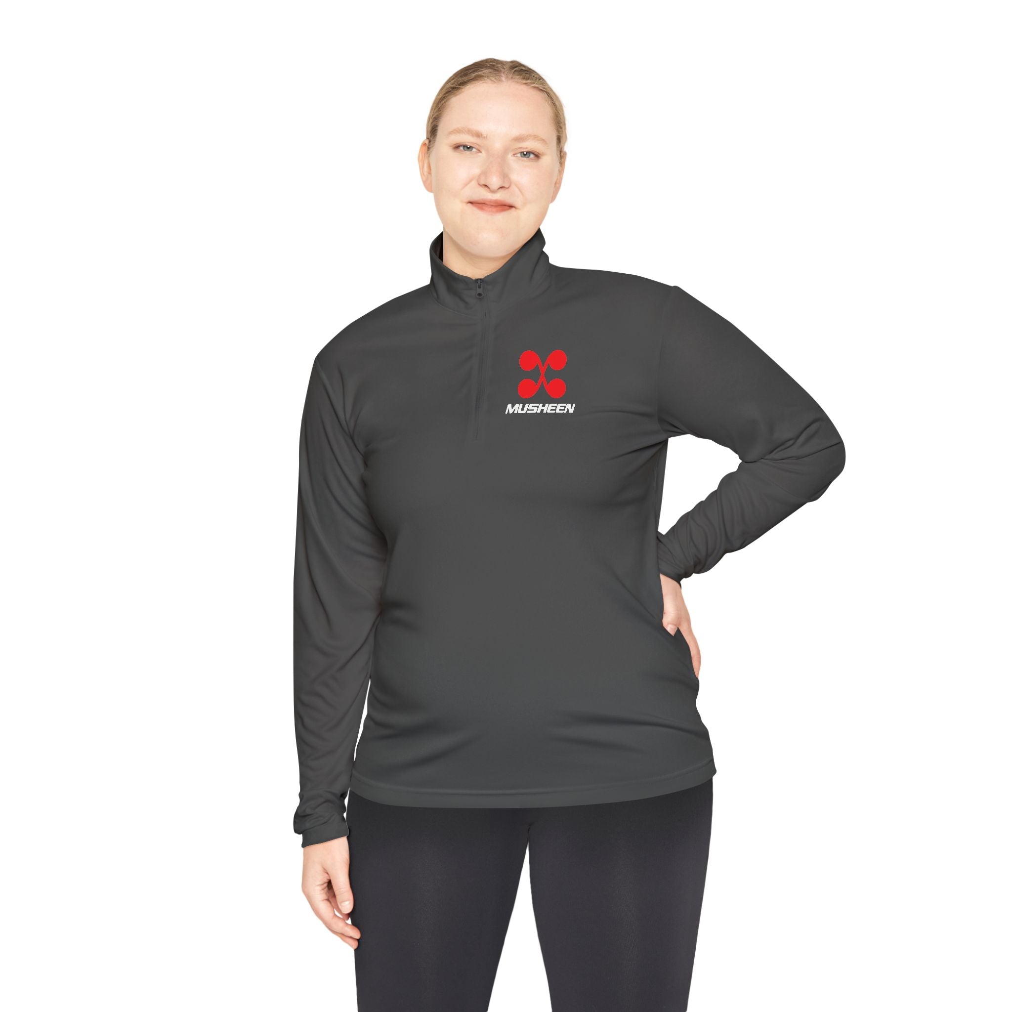 Musheen Unisex Quarter-Zip Pullover