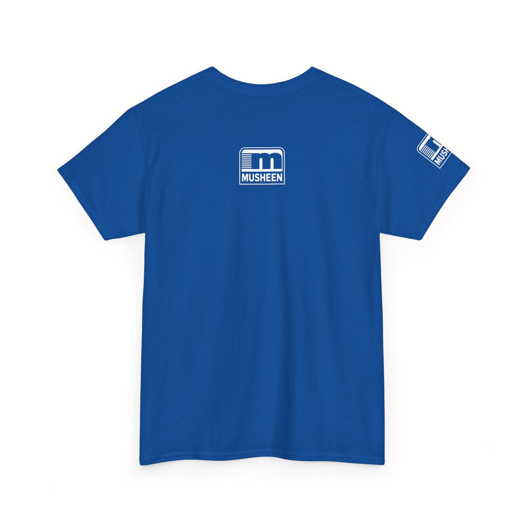 White Logo Tee