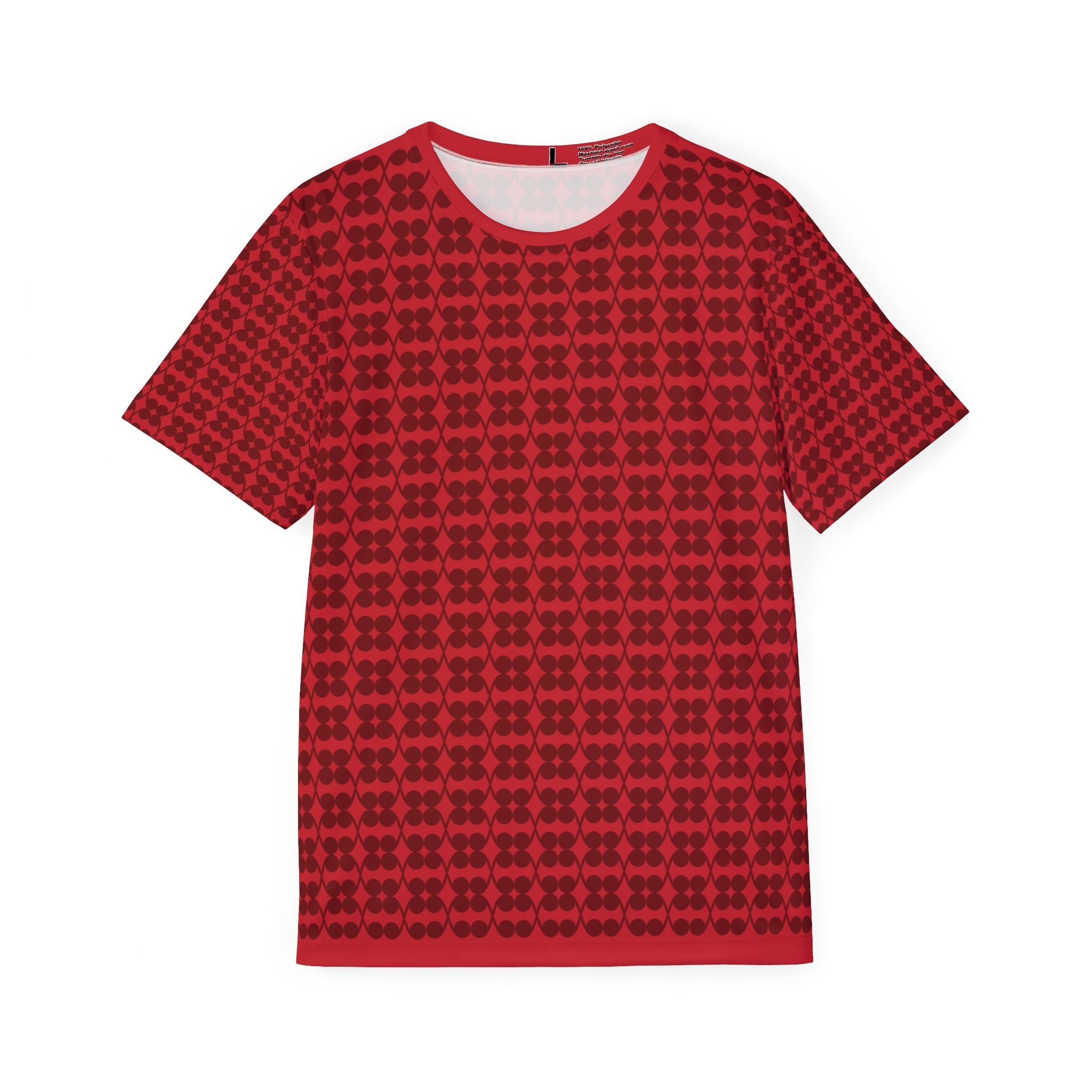 Red Logo Print Tee