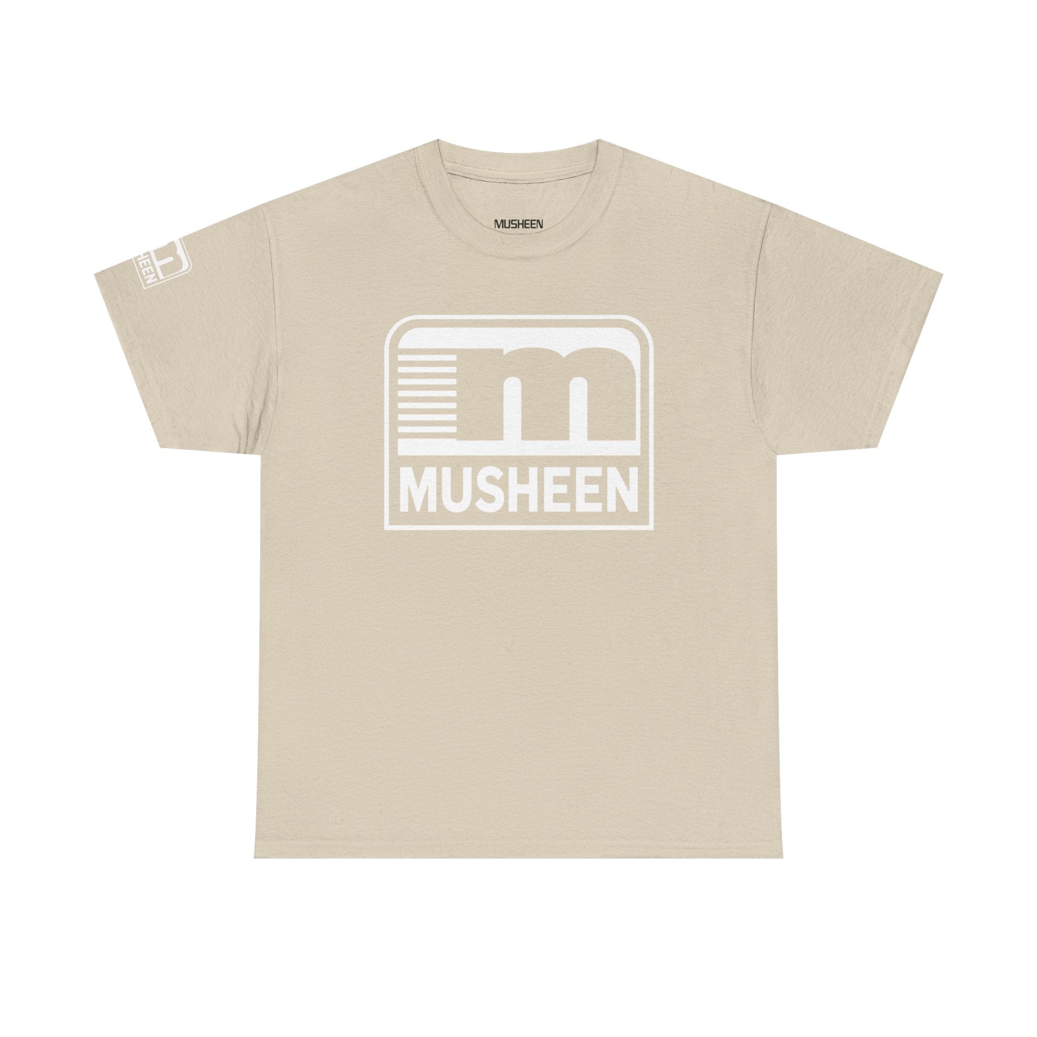 White Logo Tee