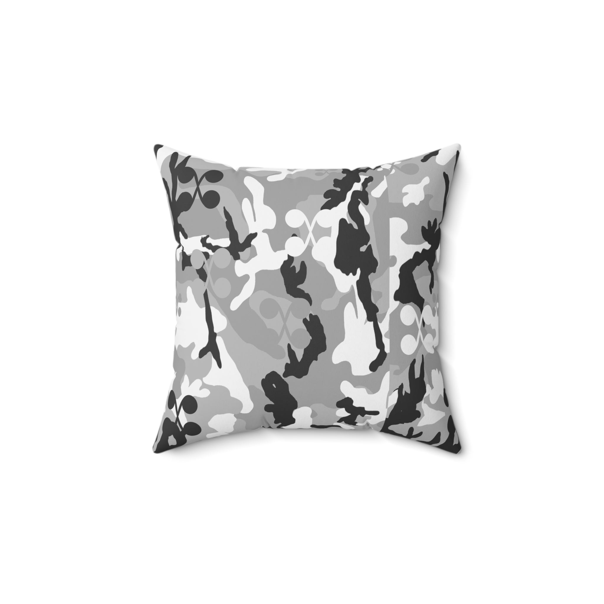 Camo Decorative Pillow Grey