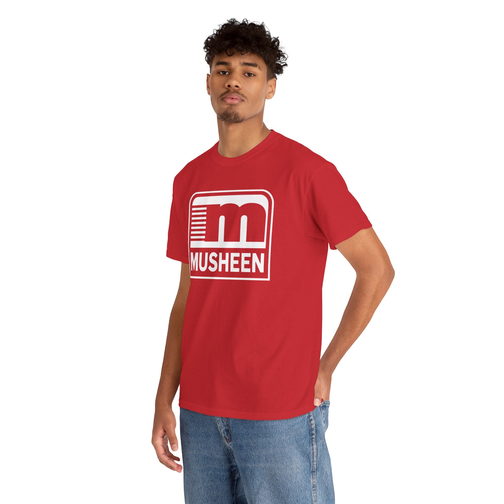 White Logo Tee