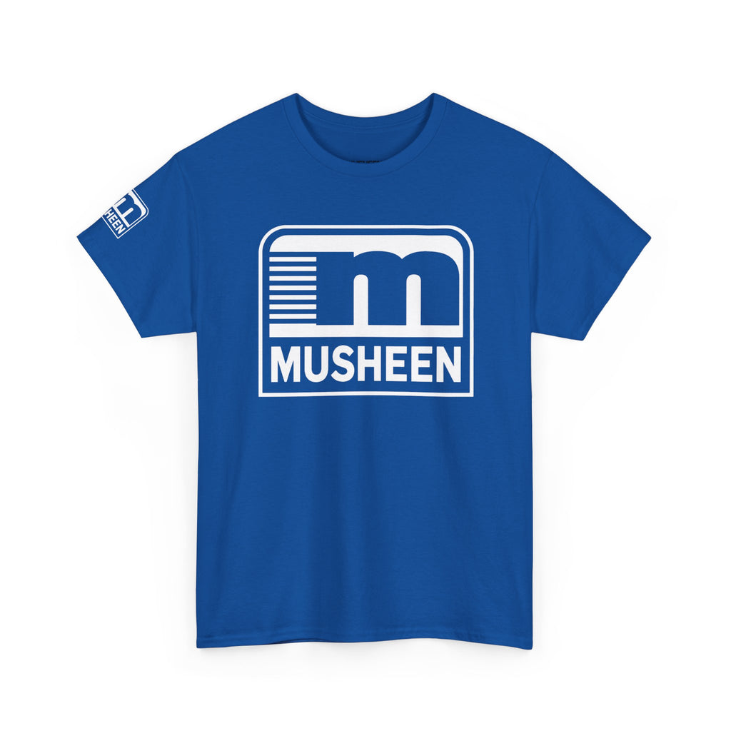 White Logo Tee