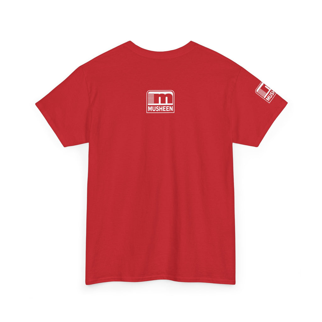 White Logo Tee