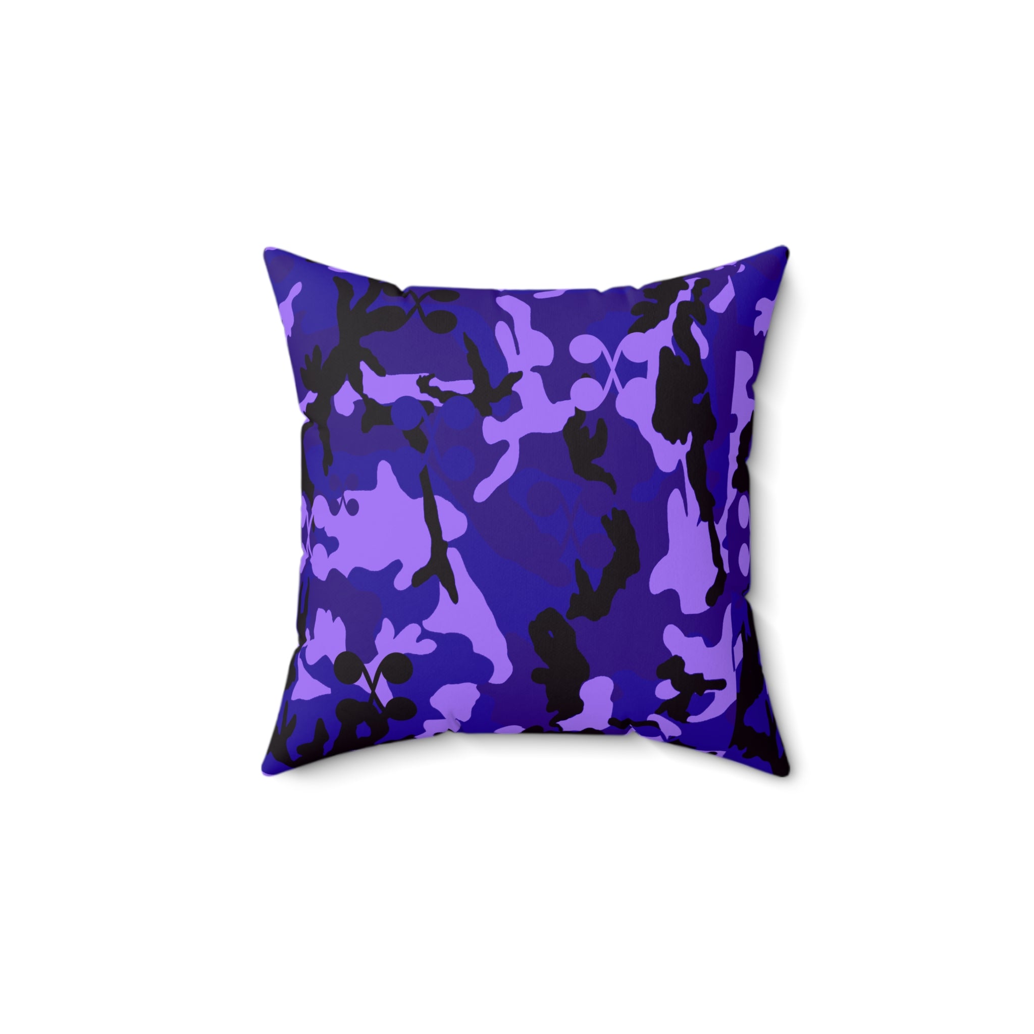 Camo Decorative Pillow Purple