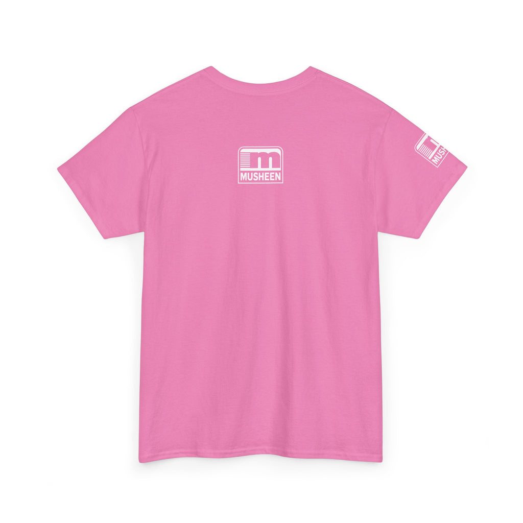White Logo Tee