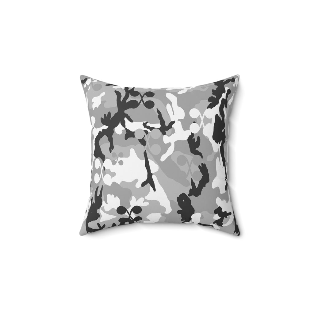 Camo Decorative Pillow Grey