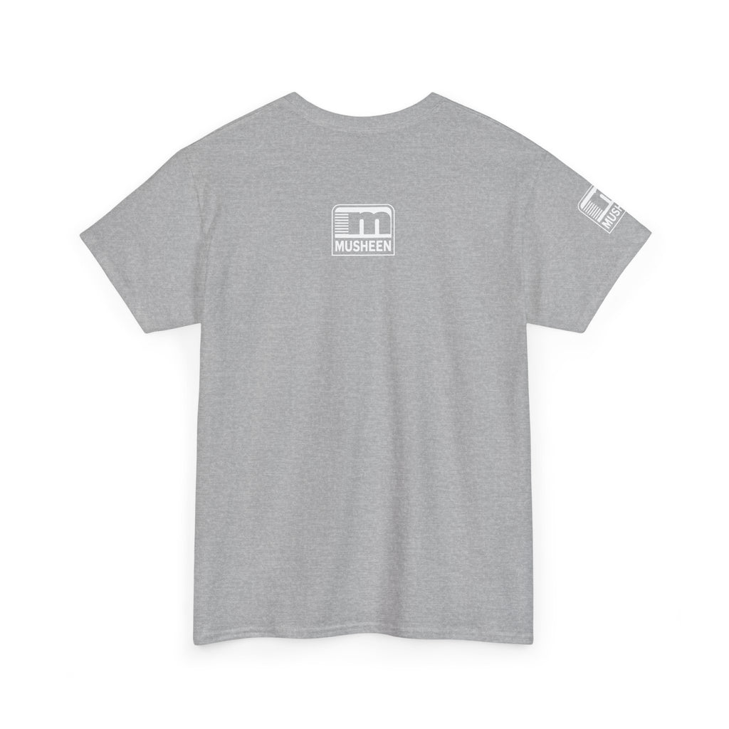 White Logo Tee