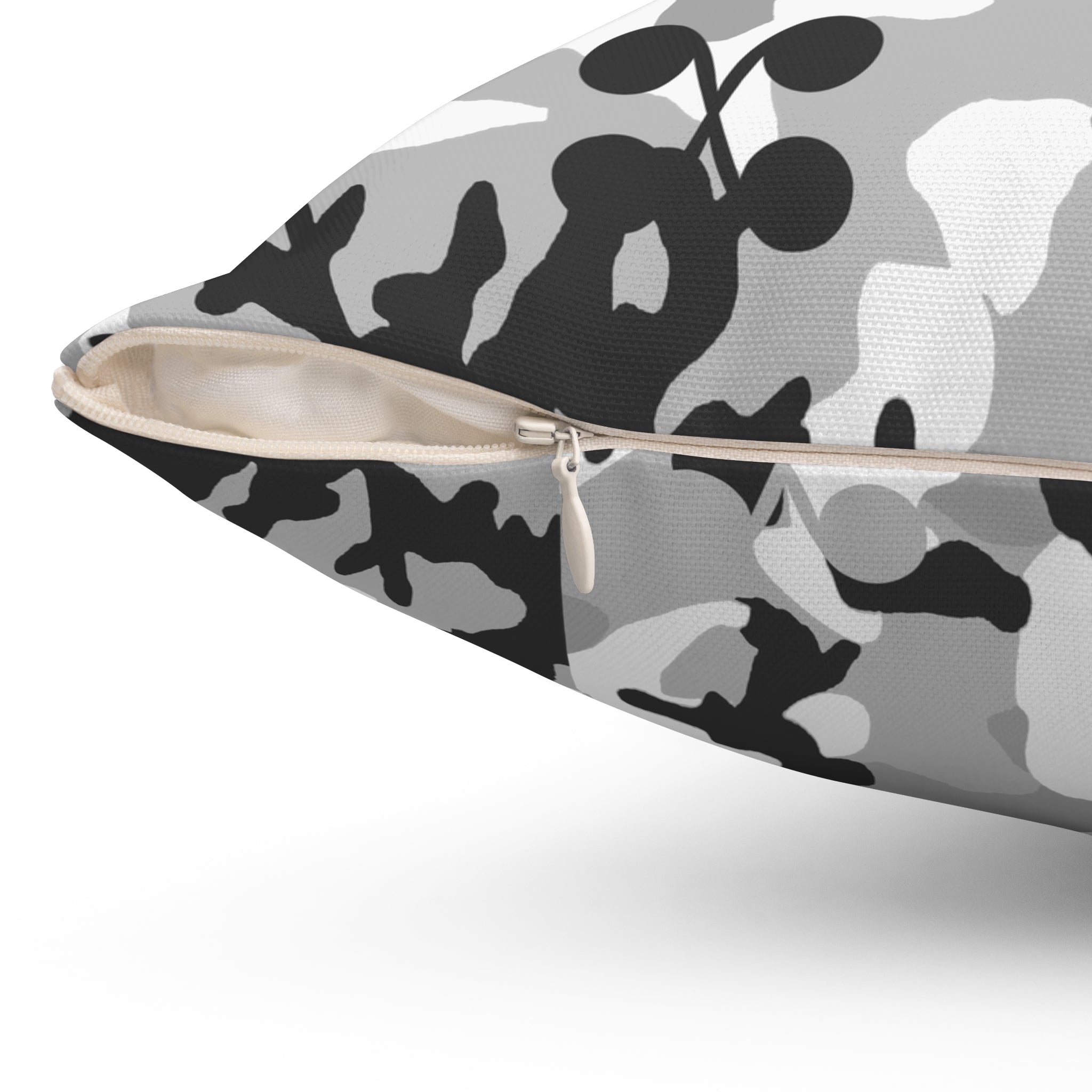 Camo Decorative Pillow Grey