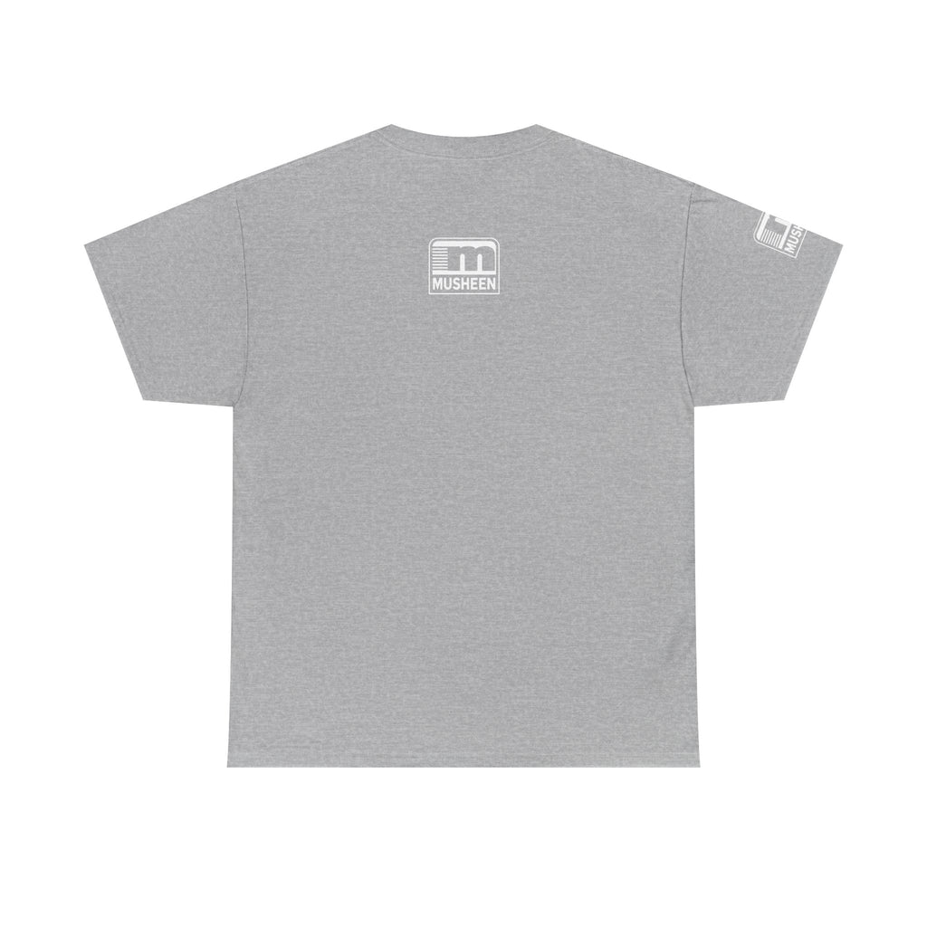 White Logo Tee