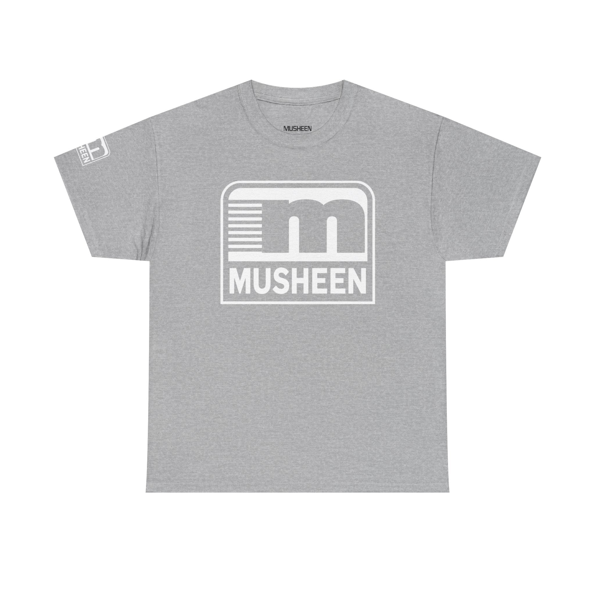 White Logo Tee
