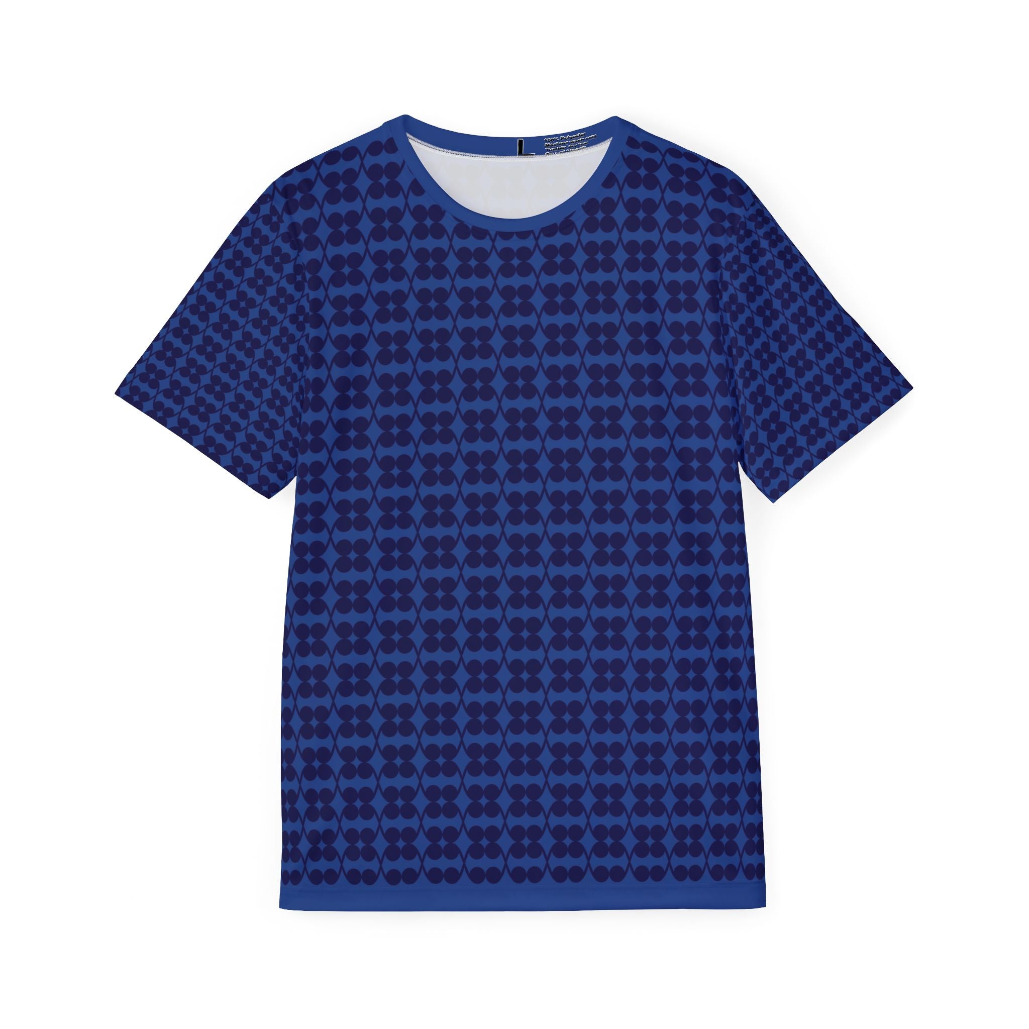 Blue Logo Print Tee