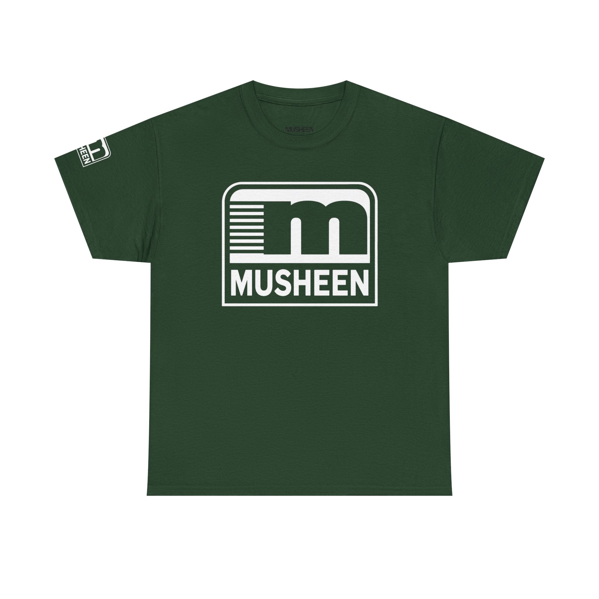 White Logo Tee