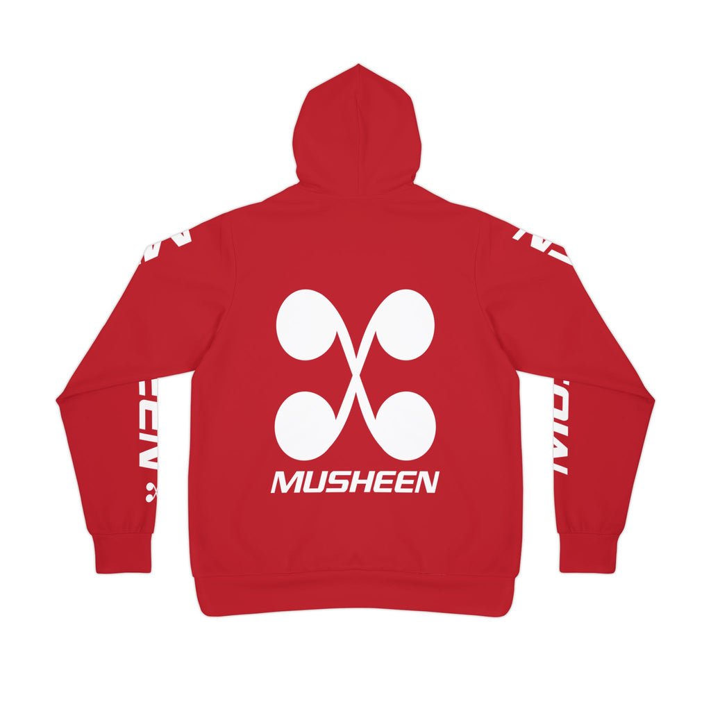 Musheen Logo Hoodie Red
