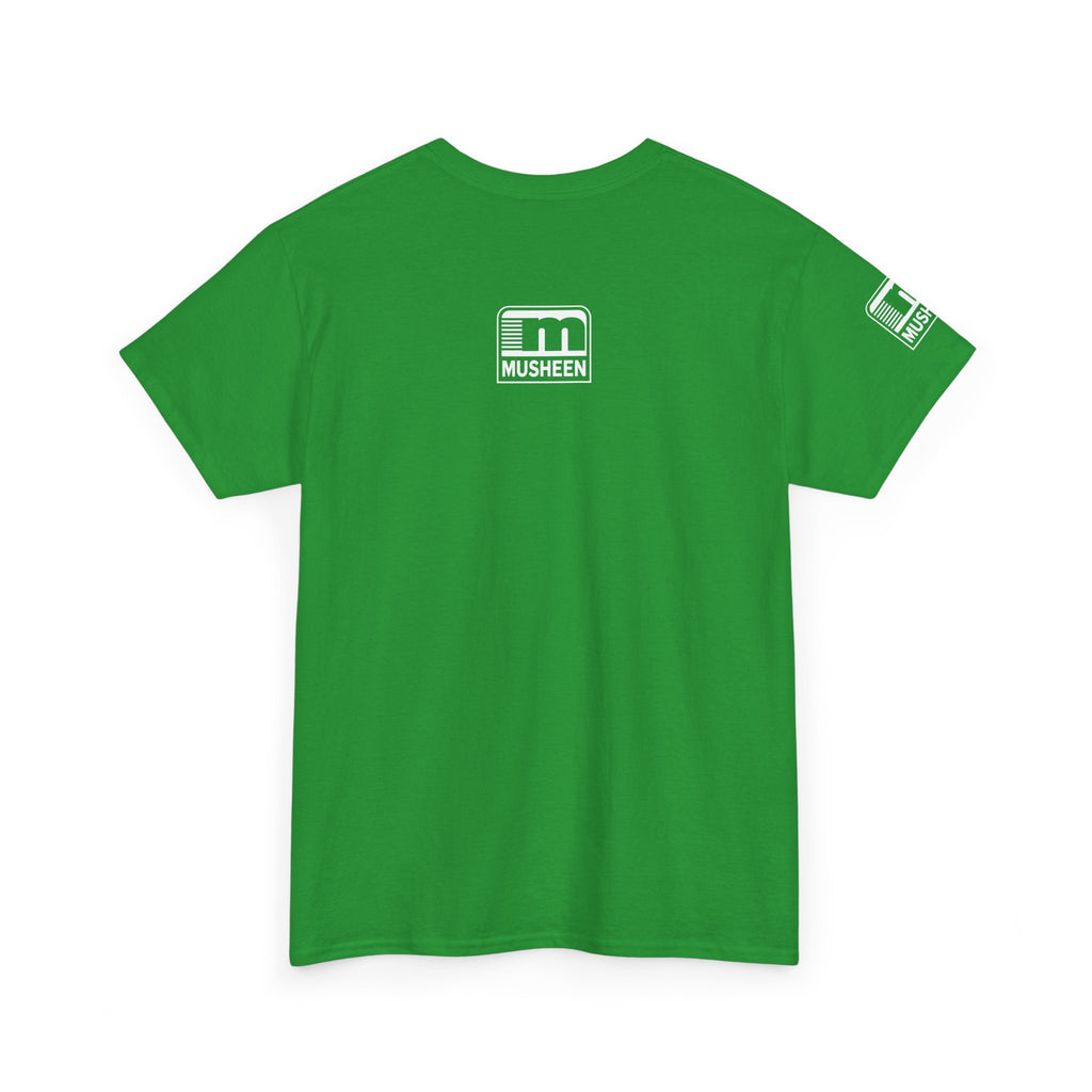 White Logo Tee