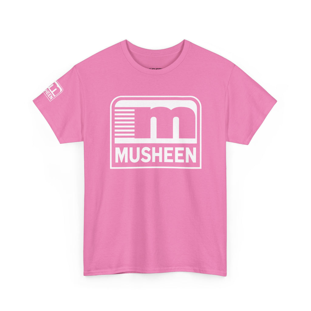 White Logo Tee