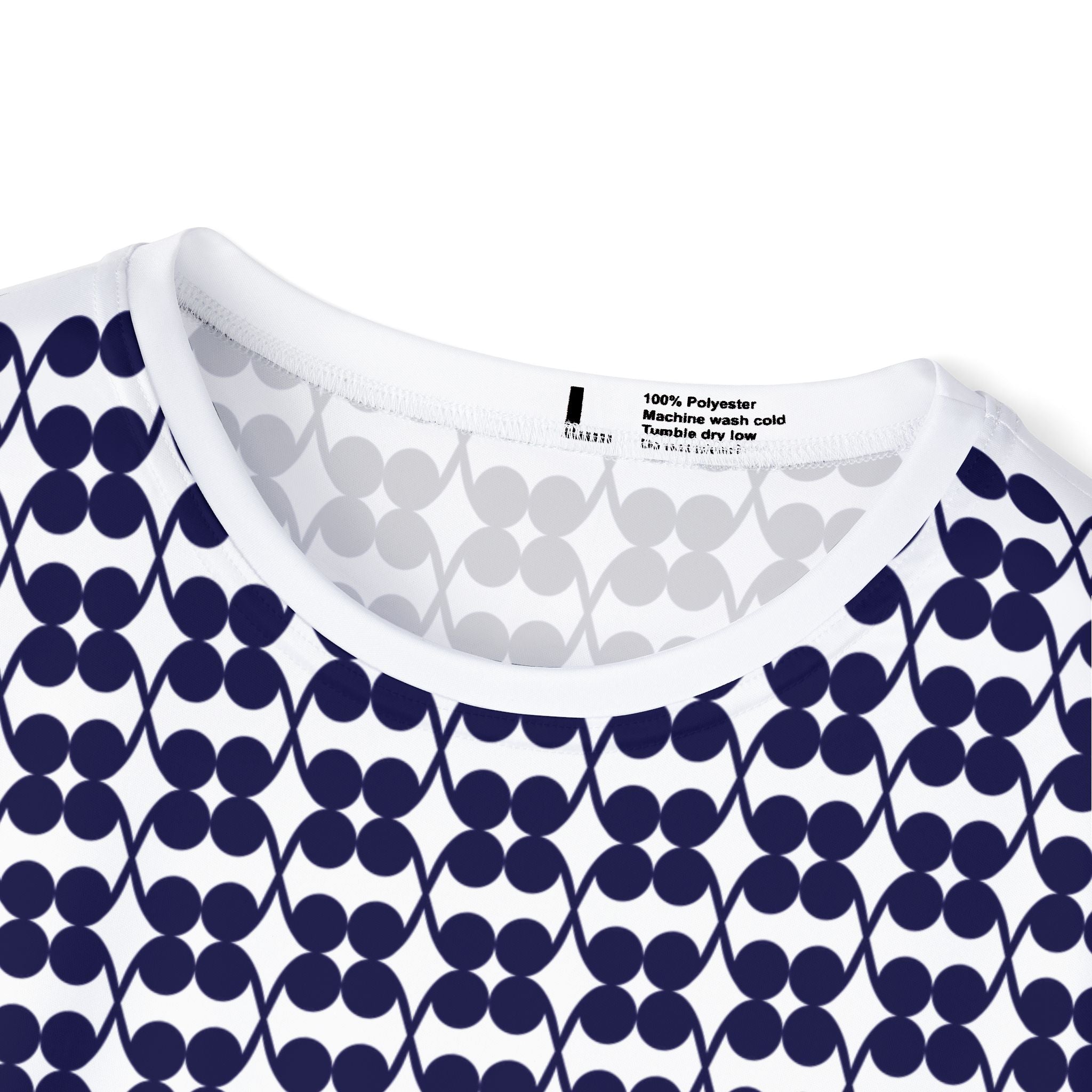 Navy Logo Print Tee