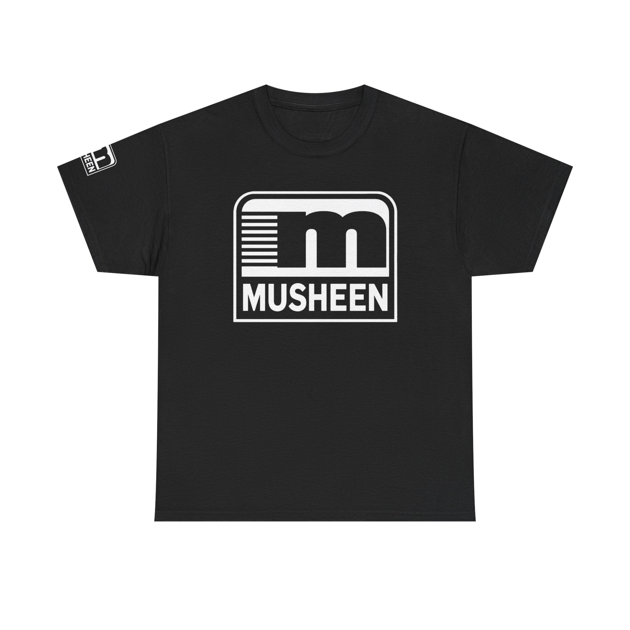 White Logo Tee