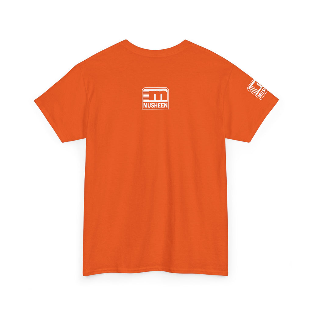 White Logo Tee