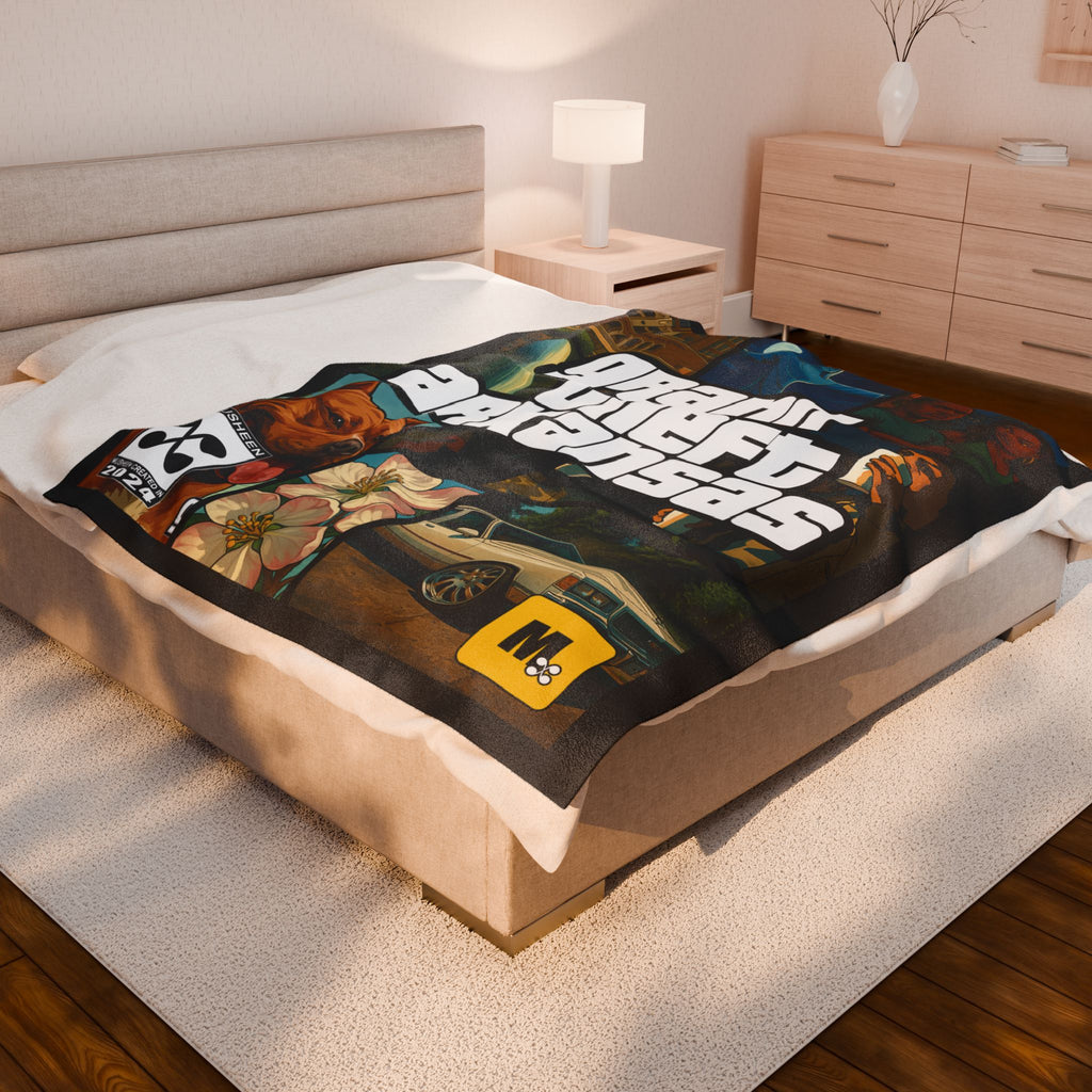 Grand Theft Arkansas Plush Blanket