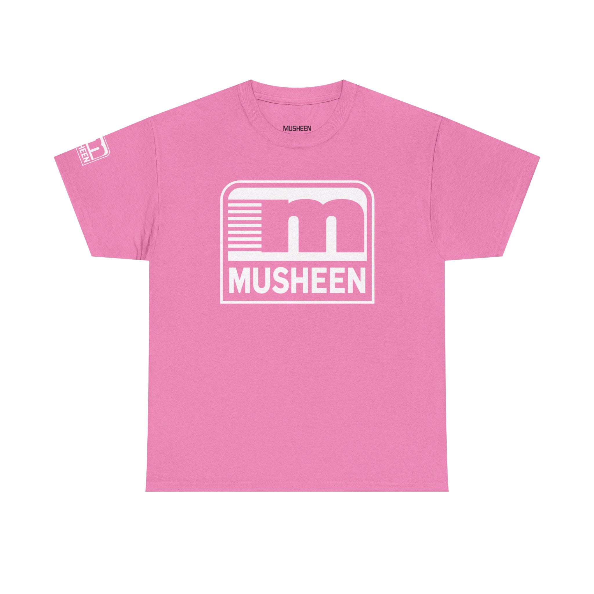 White Logo Tee