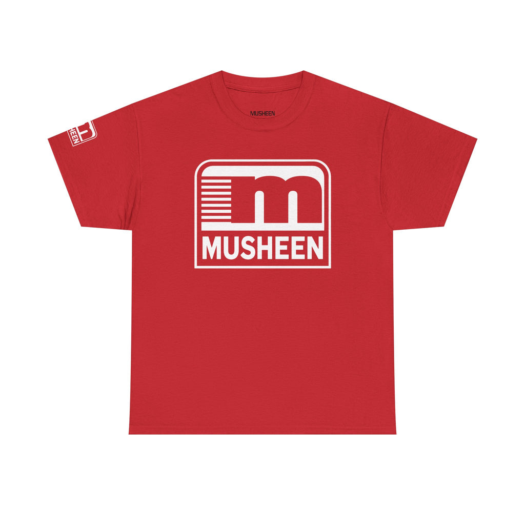 White Logo Tee