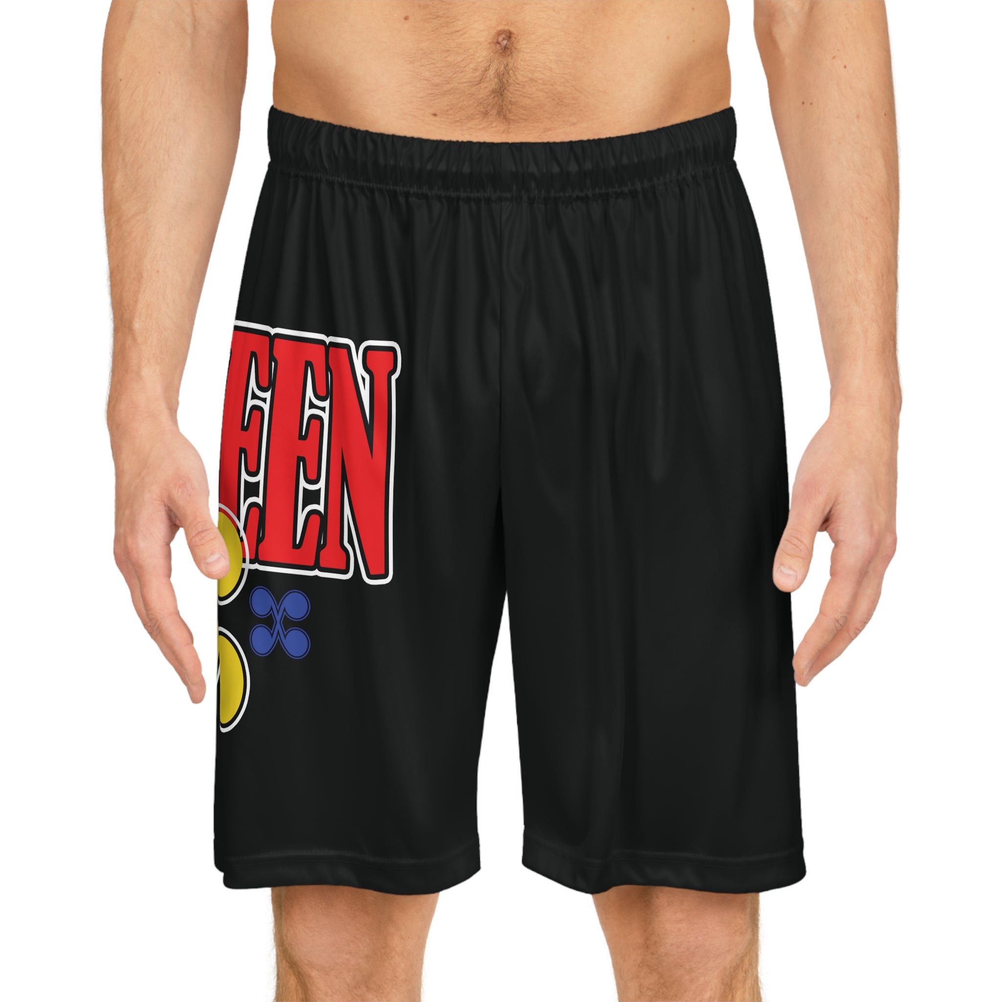 Three Logo Shorts Blk
