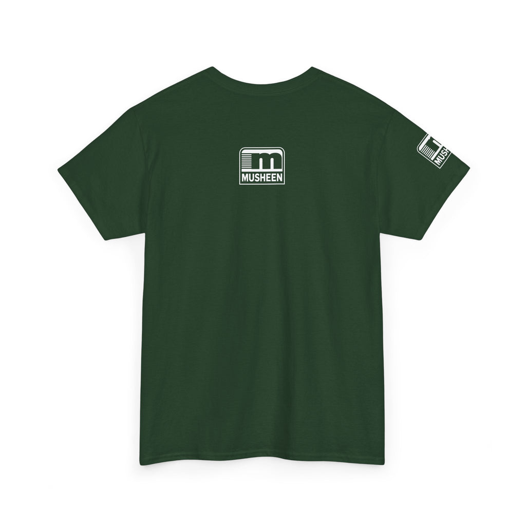 White Logo Tee