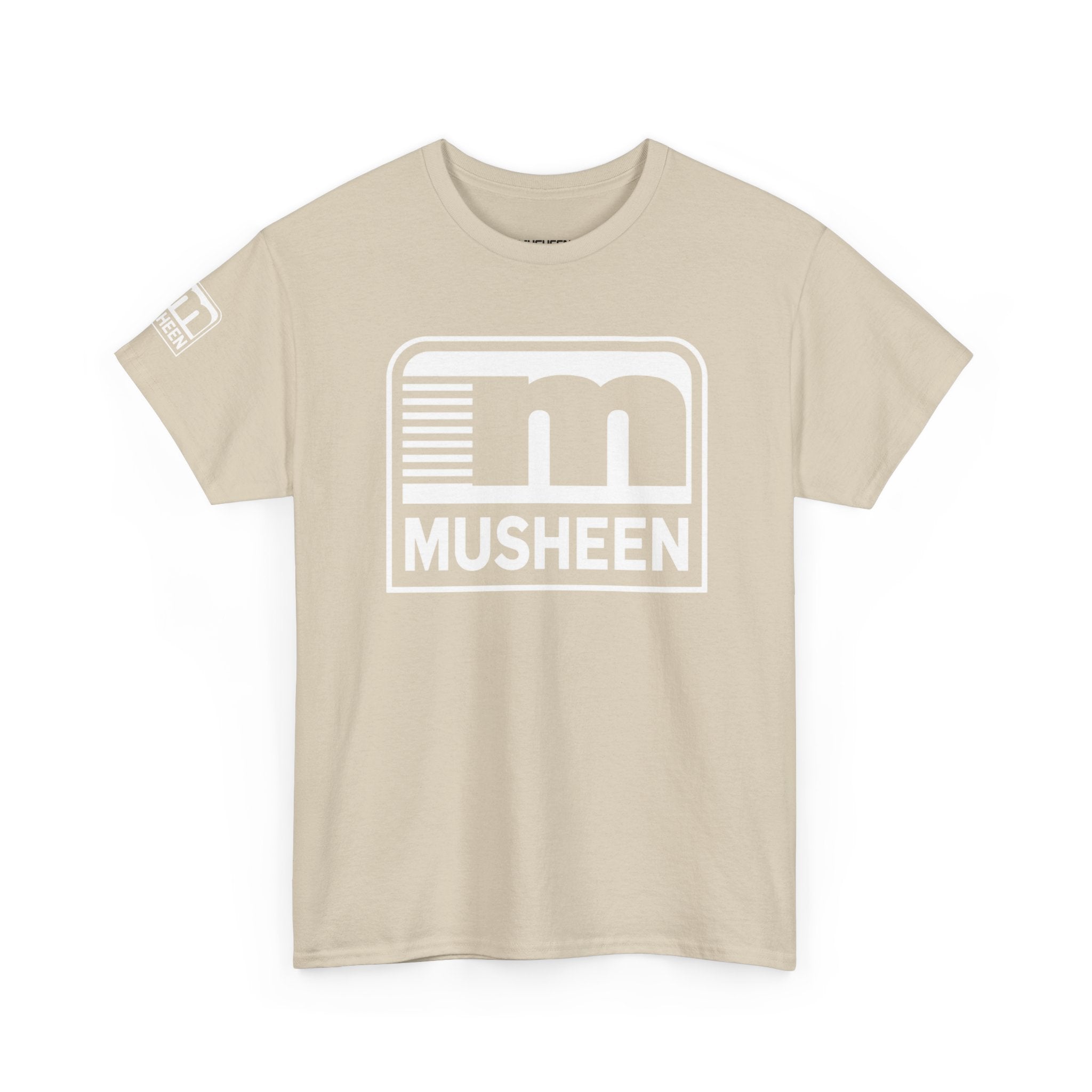 White Logo Tee