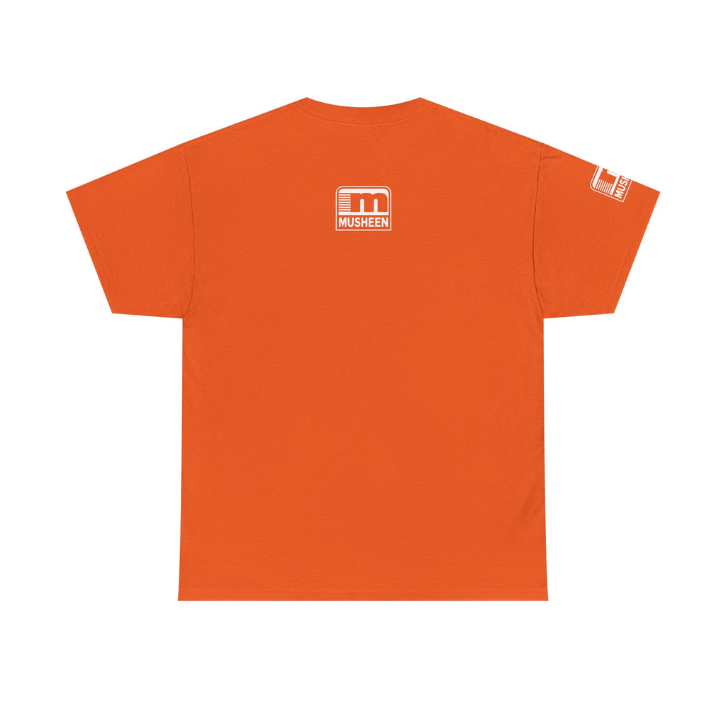 White Logo Tee