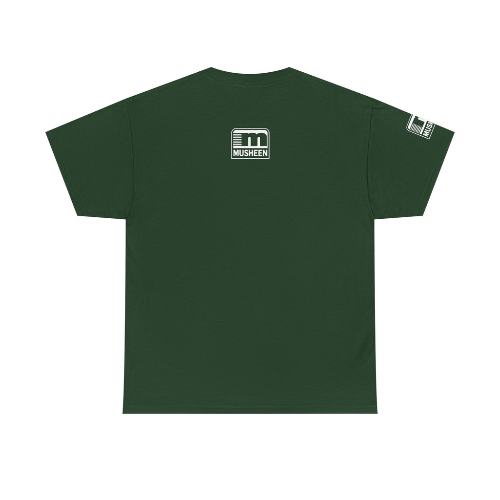 White Logo Tee