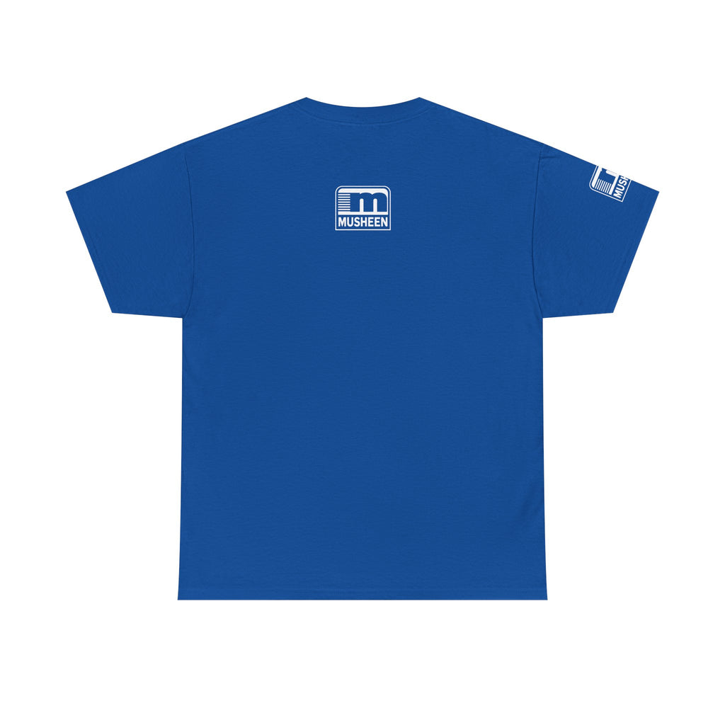White Logo Tee