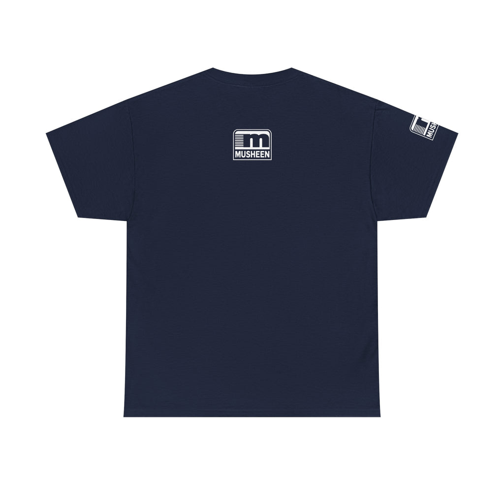 White Logo Tee