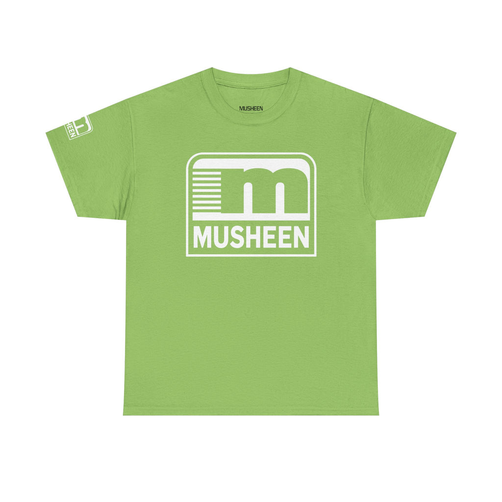 White Logo Tee