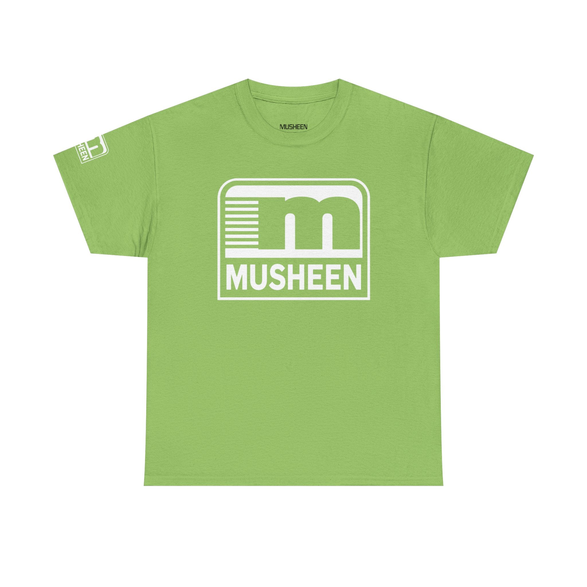 White Logo Tee