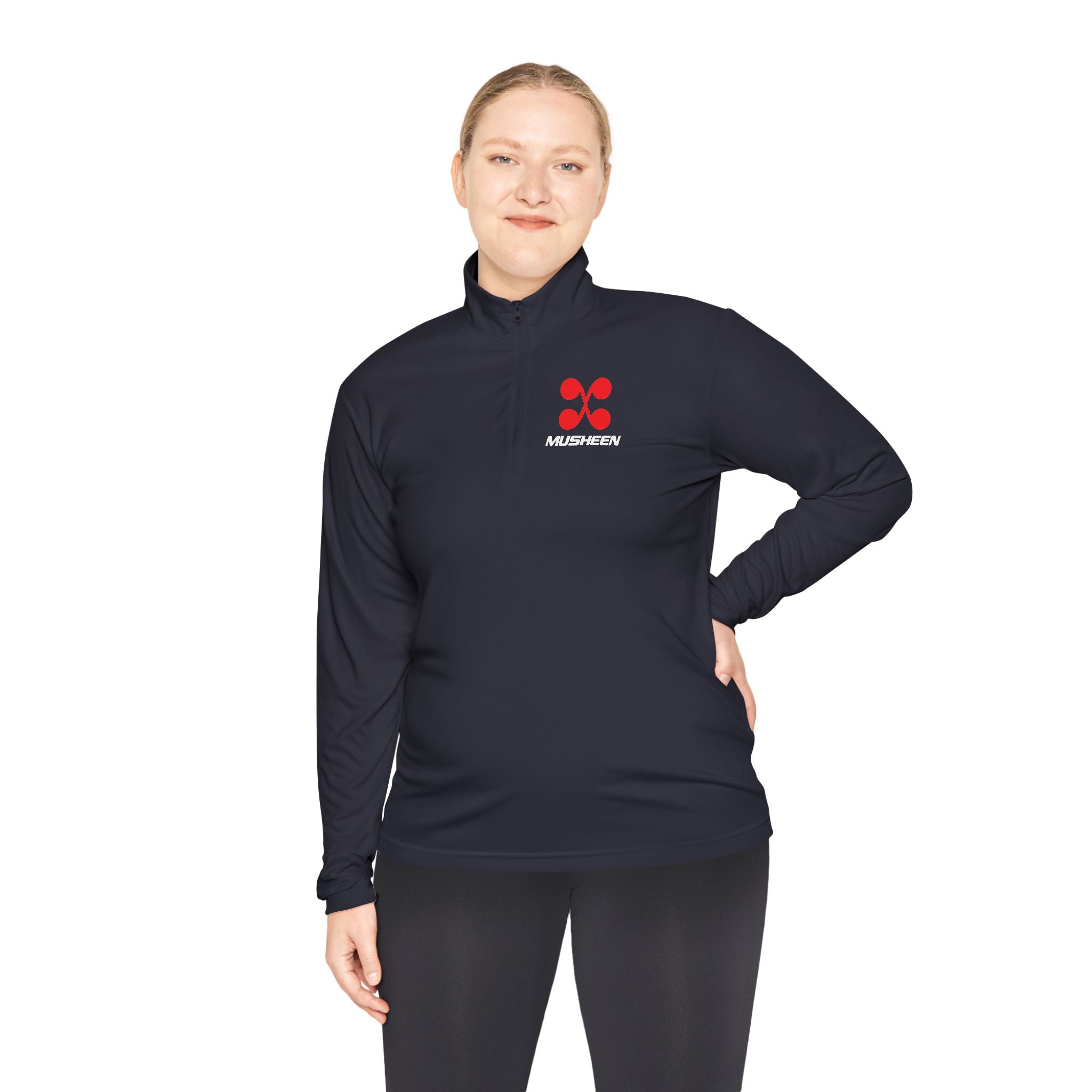 Musheen Unisex Quarter-Zip Pullover