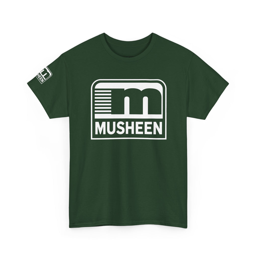 White Logo Tee
