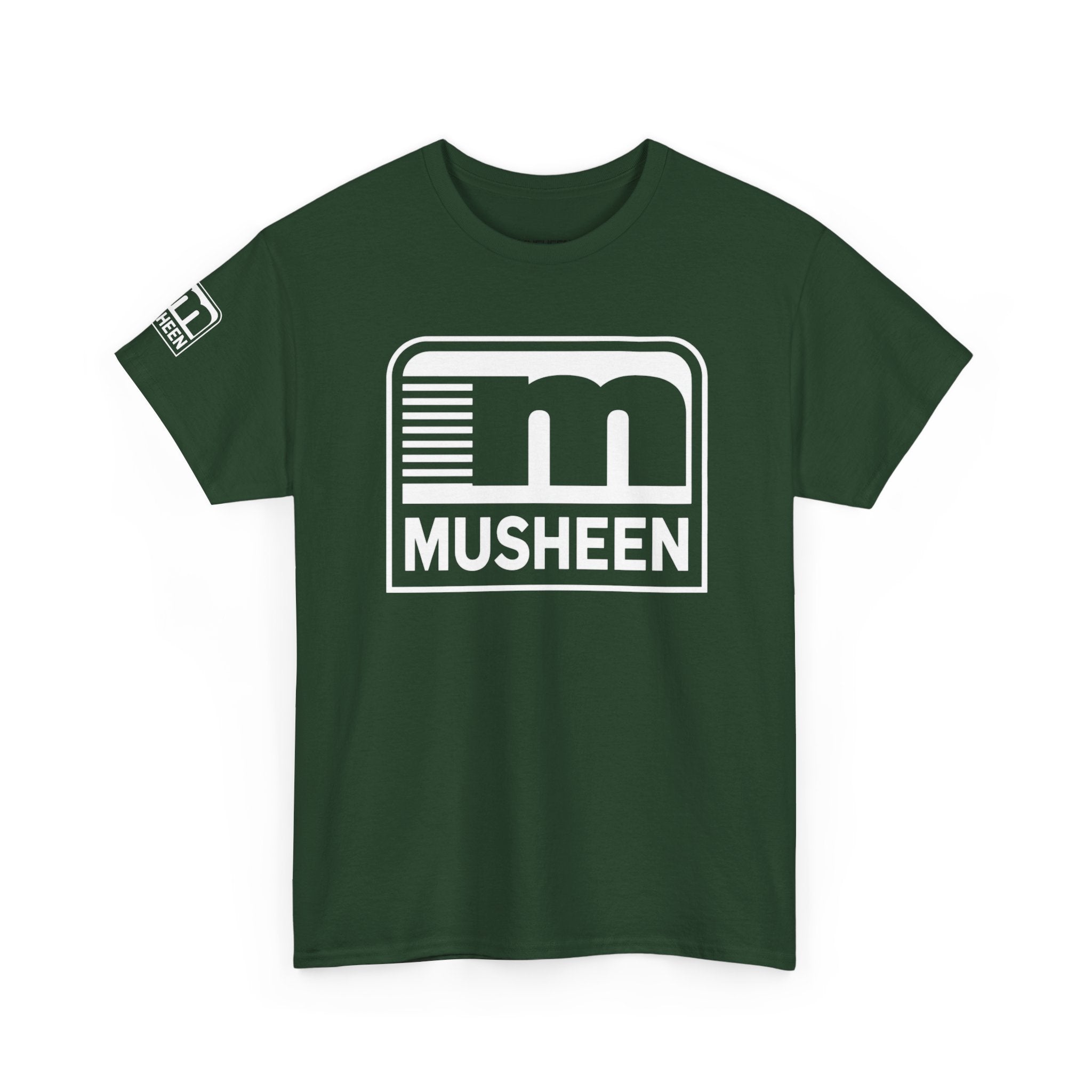White Logo Tee