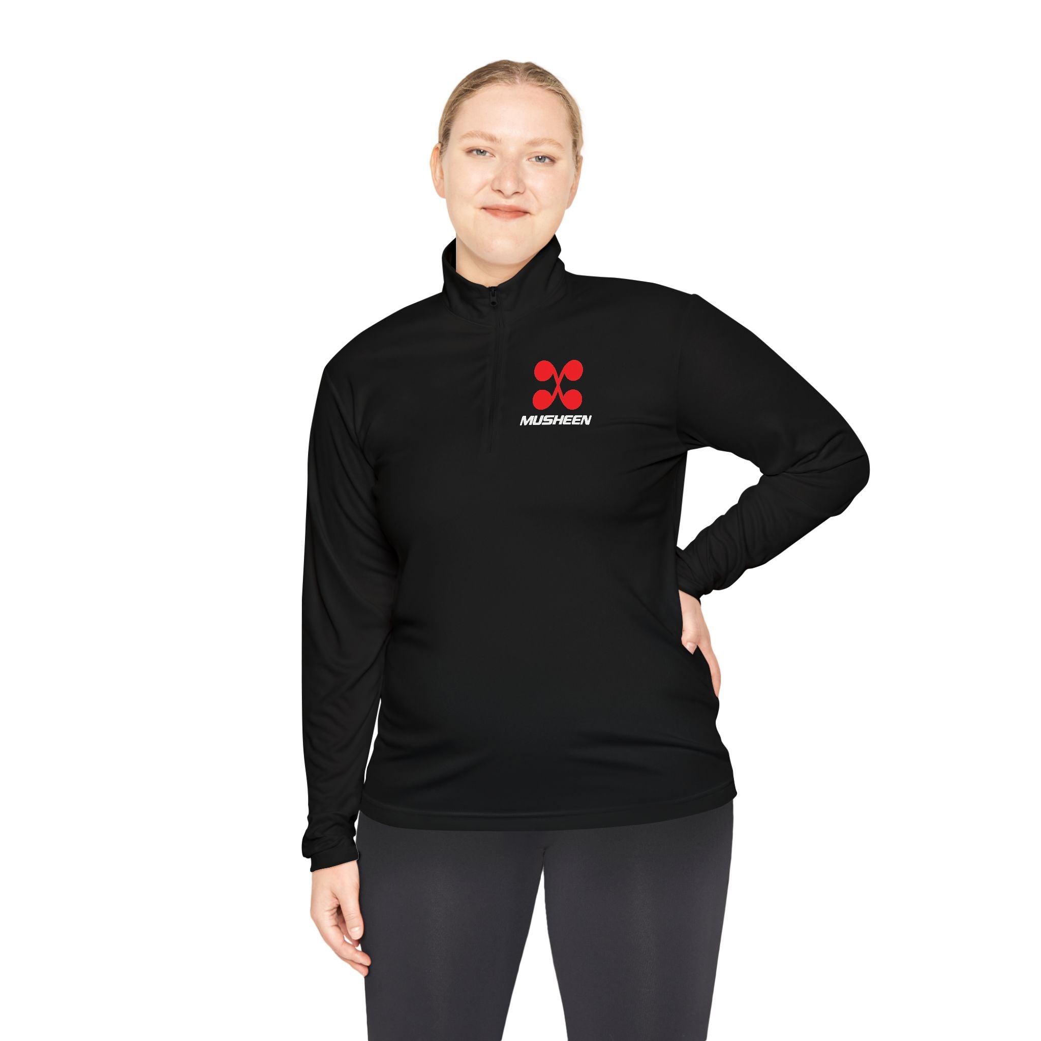 Musheen Unisex Quarter-Zip Pullover
