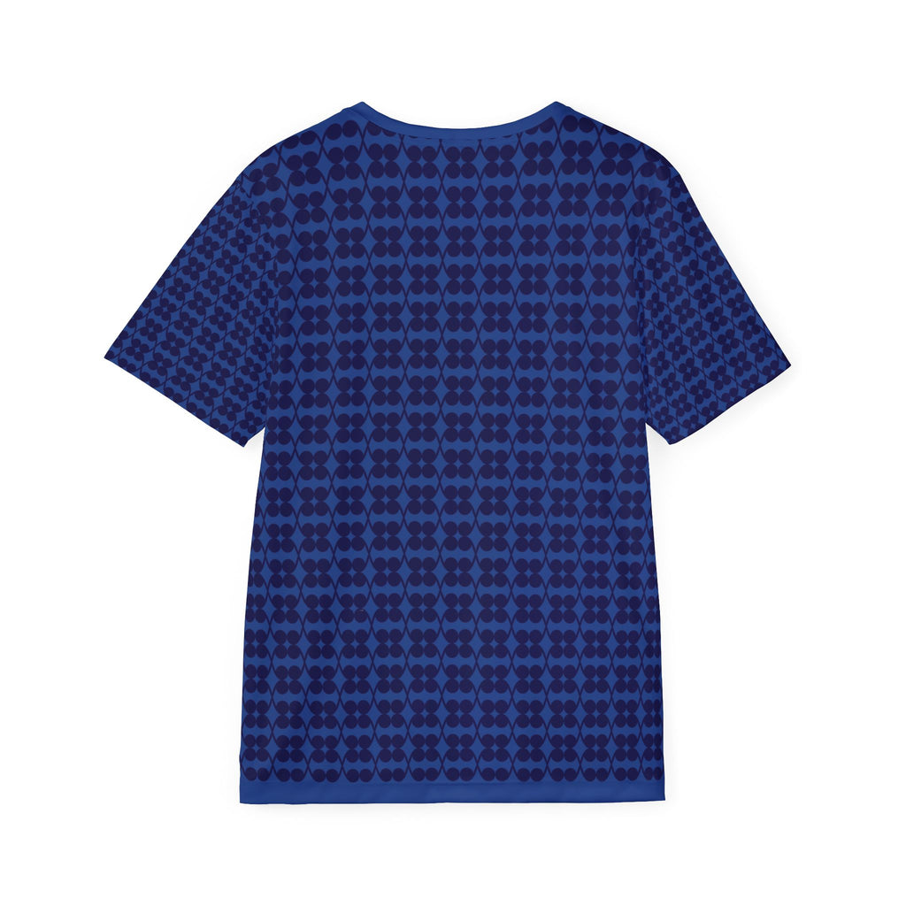 Blue Logo Print Tee