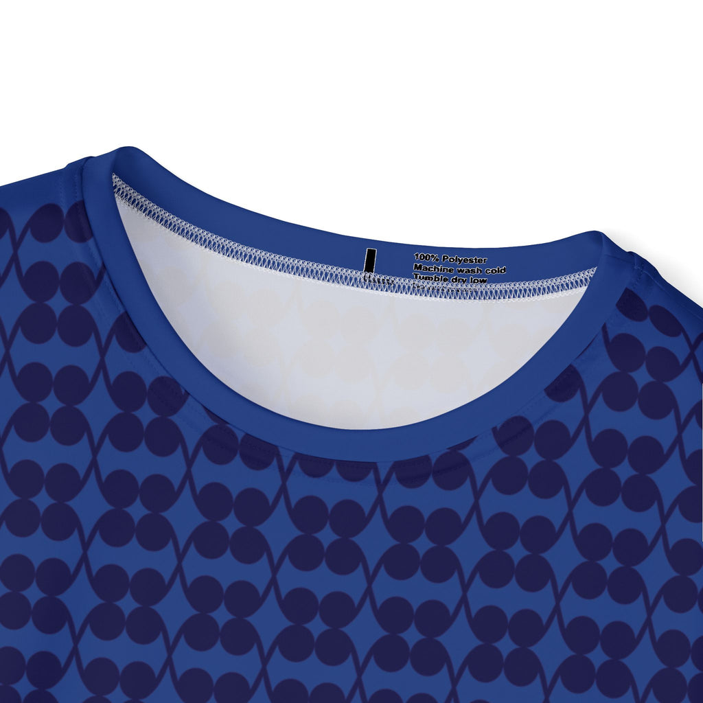 Blue Logo Print Tee