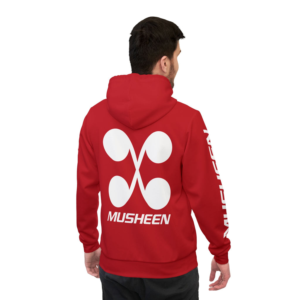 Musheen Logo Hoodie Red